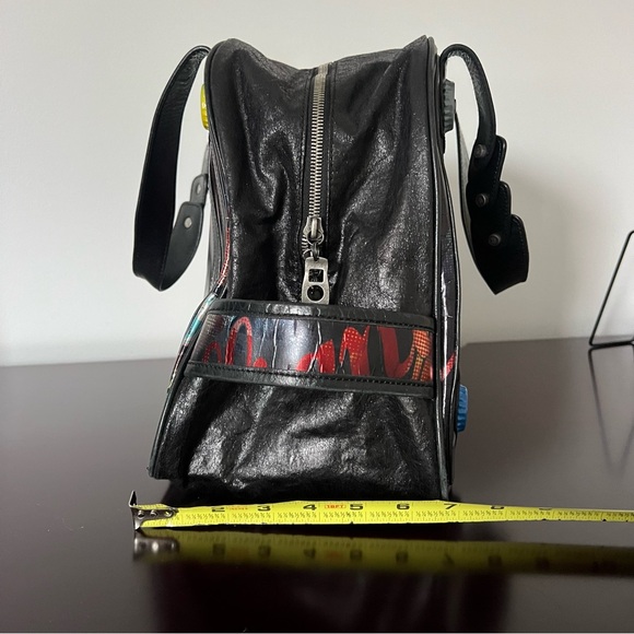 Authenticated - John Galliano - 90s Bottle Cap Handle Bag Purse - Picture 10 of 14